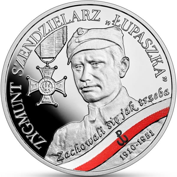 Moneta 10 zł Zygmunt Szendzielarz Łupaszka 2024