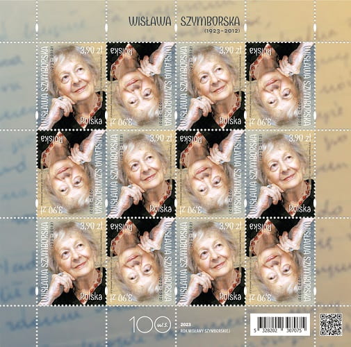 100 rocznica urodzin Wisławy Szymborskiej arkusz 2023 5328