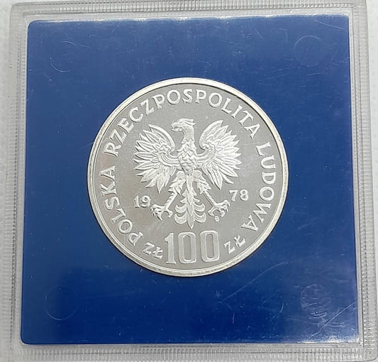 Moneta 100 zł Bóbr 1978