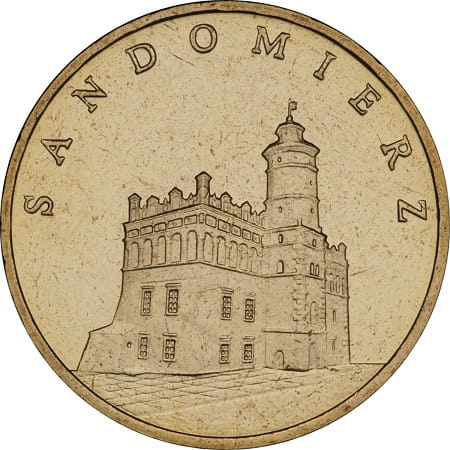 Moneta 2 zł Sandomierz 2006