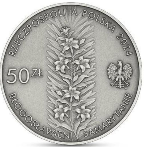Moneta 50 zł Pamięci rodziny Ulmów 2024