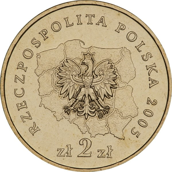 Moneta 2 zł Województwo Świętokrzyskie 2005